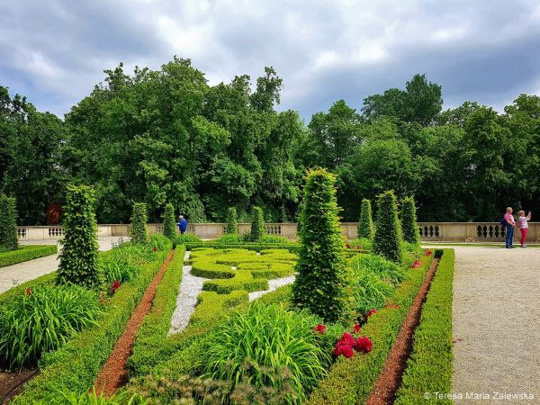 Ogród barokowy na tarasie górnym