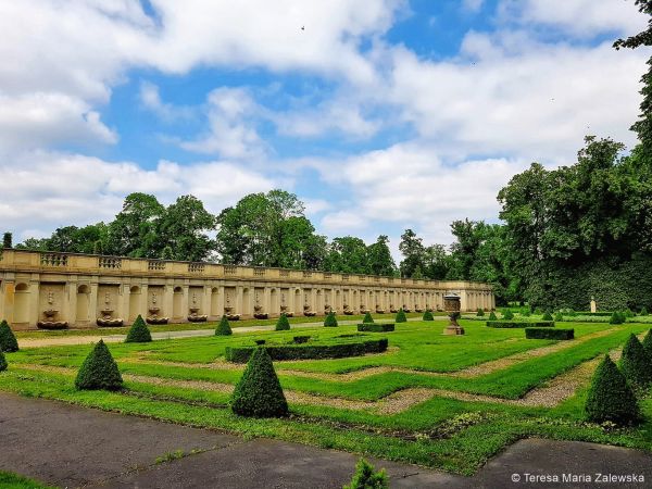 Dolny taras ogrodu barokowego