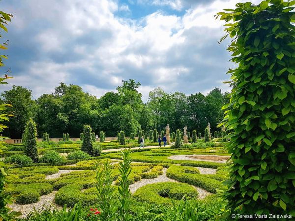 Ogród barokowy na tarasie górnym