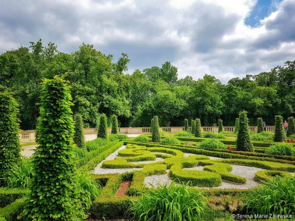Ogród barokowy na tarasie górnym