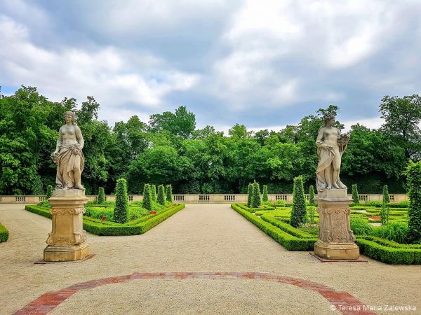 Ogród barokowy na tarasie górnym