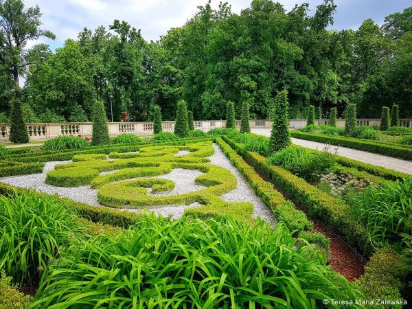 Ogród barokowy na tarasie górnym