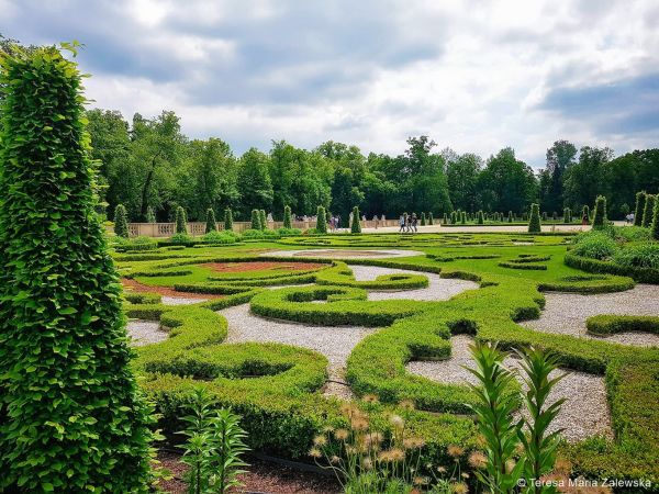 Ogród barokowy na tarasie górnym