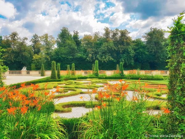 Ogród barokowy na tarasie górnym