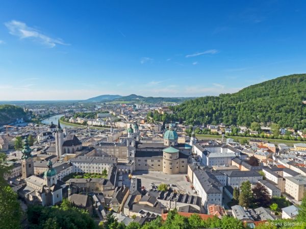 Widok z Twierdzy Hohensalzburg