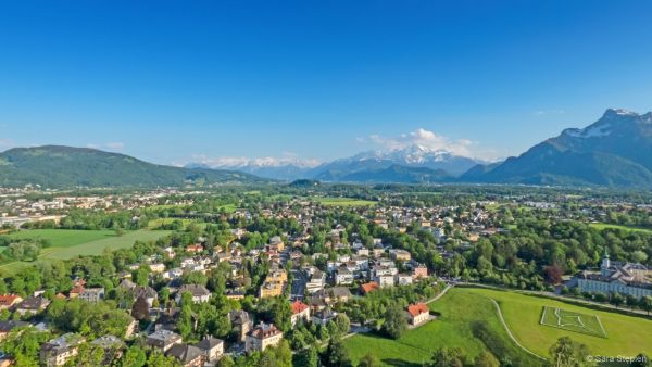 Widok z Twierdzy Hohensalzburg