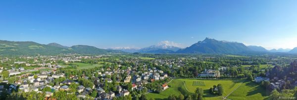 Widok z Twierdzy Hohensalzburg