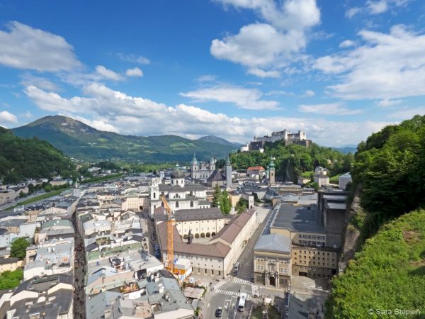 Widok na Twierdzę Hohensalzburg