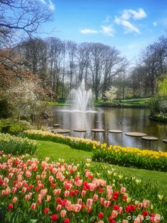 Ogród Keukenhof. Tulipanowy raj.