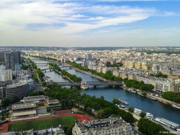 Widok z wieży Eiffla