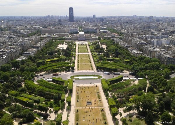 Widok z wieży Eiffla